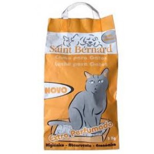 Areia Absorvente Saint Bernard Extra Perfumada 5kg